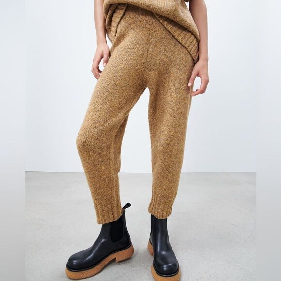 Zara Knit Pants New Small - Picture 1 of 6